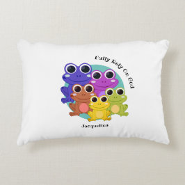 COJÍN DECORATIVO CONFIAR PLENAMENTE EN LA FRONTERA COLORIDA DE DIOS