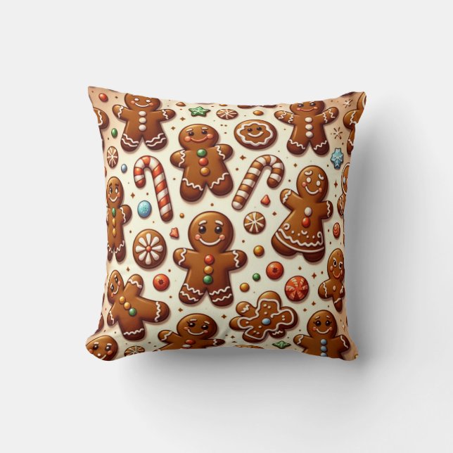 Cojín Decorativo Confort dulce: Cushion Delight Gingerbread (Anverso)