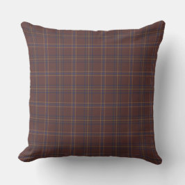 Cojín Decorativo Congo Brown and Spicy Mix Plaid