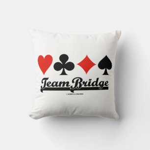 Cojín Decorativo Conjuntos de cuatro tarjetas de puente de equipo