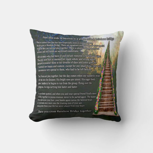 Cojín decorativo conmemorativo del recuerdo del (Anverso)