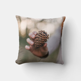 Cojín Decorativo Cono de pino al aire libre madera de árbol de cono