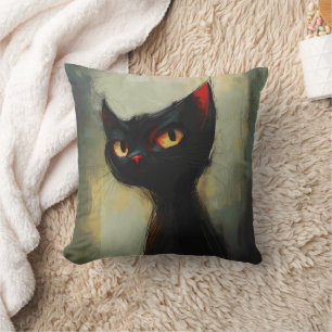 Cojín Decorativo  Conociendo al Gato Ninja Negro 