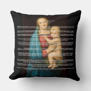 Cojín Decorativo Conscripción total a Jesús a través de María