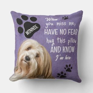 Cojín Decorativo Conservación de la memoria del perro -agrega tu pr