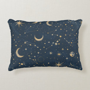 Cojín Decorativo Constelación celeste - Noche estrellada (1)