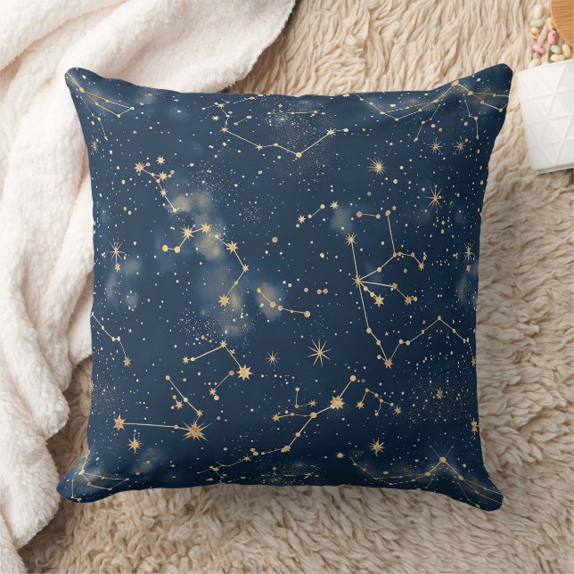 Cojín Decorativo Constelación celeste - Noche estrellada (5) (Manta)