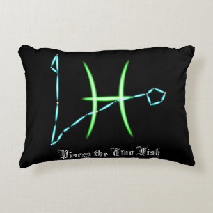Cojín Decorativo Constelación zodiaca Pisces Acento Pillow