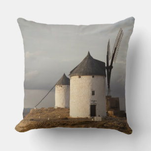 Cojín Decorativo Consuegra, antiguos molinos de viento de La Mancha