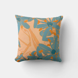 Cojín Decorativo Contemporary Leaf Design Peach