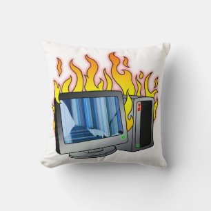 Cojín decorativo contra incendios informáticos