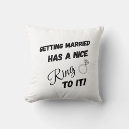 Cojín Decorativo Contraer Matrimonio Tiene Un Buen Anillo De Compro