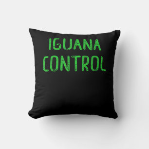 Cojín Decorativo Control de la iguana - Regalo de la iguana Mascota