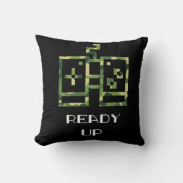 Cojín Decorativo Controlador de videojuego de camuflaje listo para 