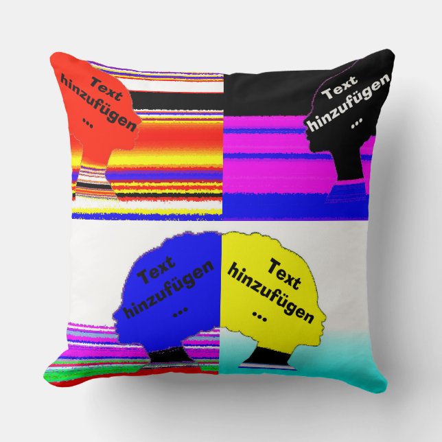 Cojín Decorativo Conversation Pillow (Anverso)
