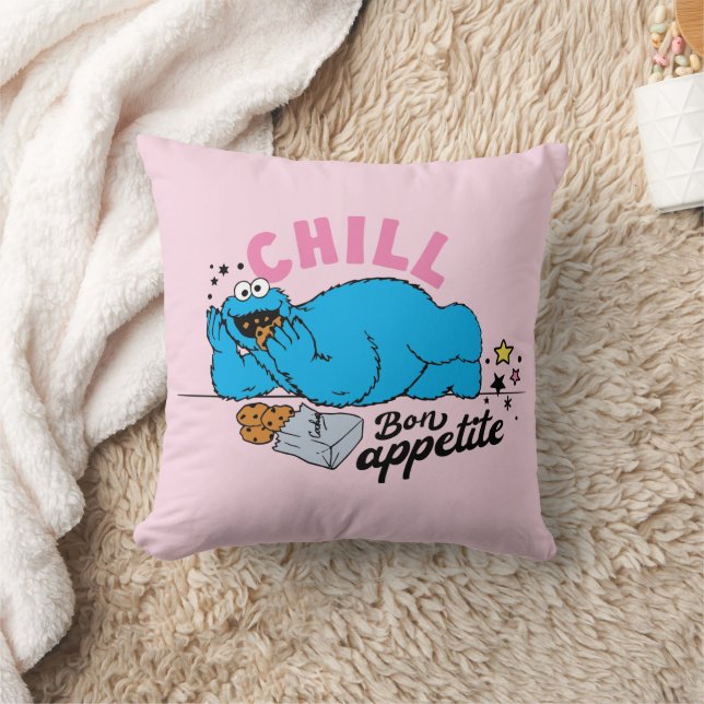 Cojín Decorativo Cookie Monster | Chill Bon Appetite (Manta)