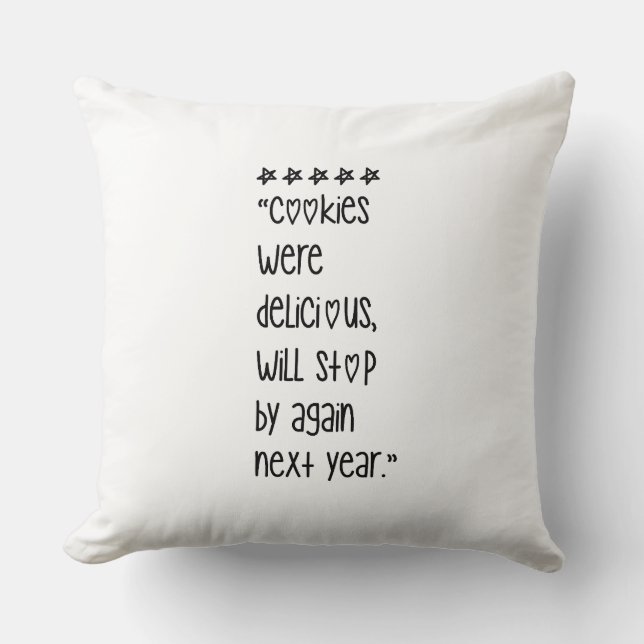 Cojín Decorativo Cookies were delicious (Anverso)