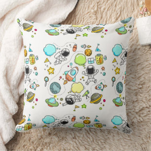 Cojín Decorativo Cool astronauta espacial hermoso 