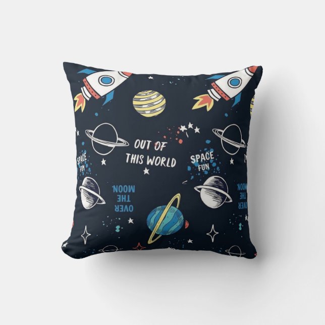 Cojín Decorativo Cool astronauta espacial hermoso  (Anverso)