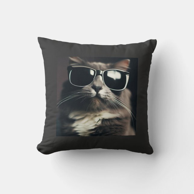 Cojín Decorativo Cool Cat (Anverso)