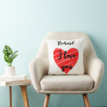 Cojín Decorativo Cool red heart I love you for boyfriend<br><div class="desc">a colorful and vibrant design,  heart graphic,  this design is for lovers,  romantic and  colors,   special to give coworkers,  dad,  mom,  boyfriend,   partner or yourself,  it will be a great gift for Christmas,  birthday,  Valentine's Day,  yourself</div>
