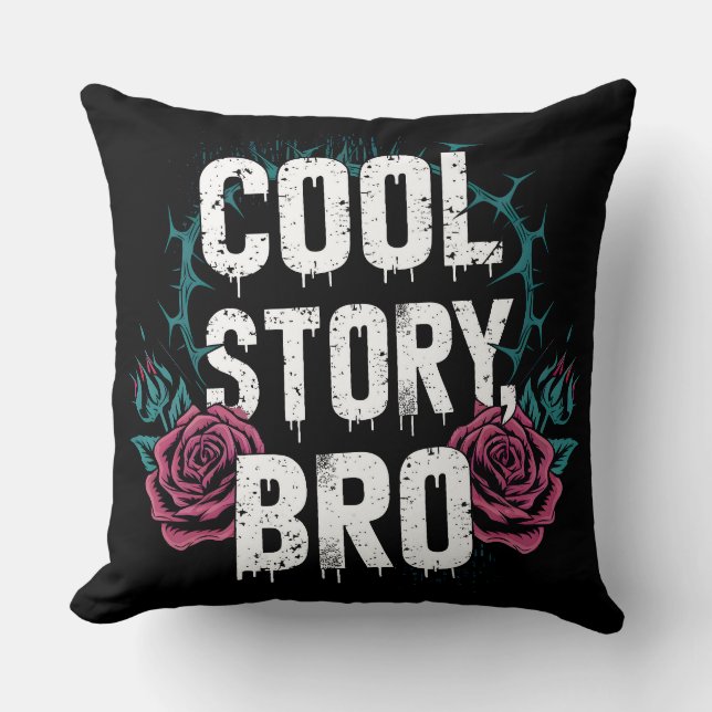 Cojín Decorativo Cool Story Bro (Anverso)