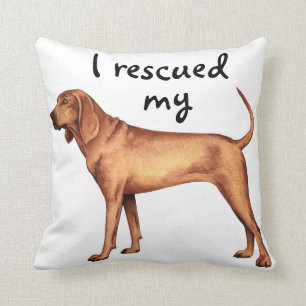 Cojín Decorativo Coonhound de Redbone del rescate