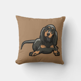 Cojín Decorativo Coonhound Reversible Black & Tan