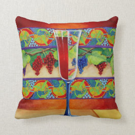 Cojín Decorativo Copa de vino semillena