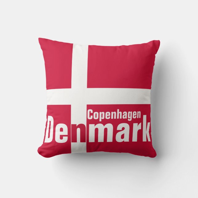 Cojín Decorativo Copenhague, Dinamarca Pillow (Anverso)