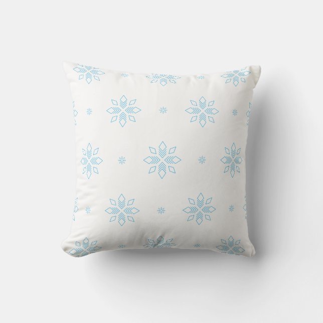 Cojín Decorativo Copo de nieve (Anverso)