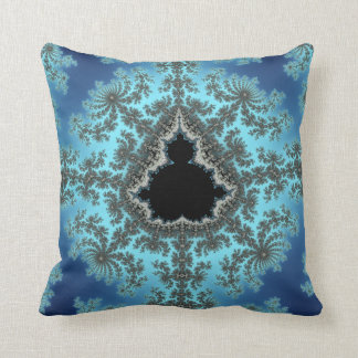 Cojín Decorativo Copo de nieve de Mandelbrot - diseño del fractal