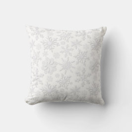 Cojín Decorativo Copo de Nieve Escarcha y Florece – Hielo