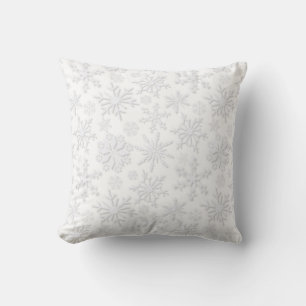 Cojín Decorativo Copo de Nieve Escarcha y Florece – Hielo