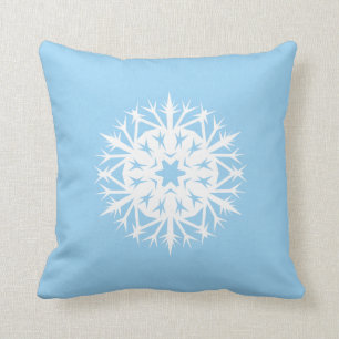 Cojín Decorativo Copo de Nieve Espinoso