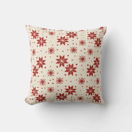 Cojín Decorativo Copo de Nieve Explosión Escandinavo