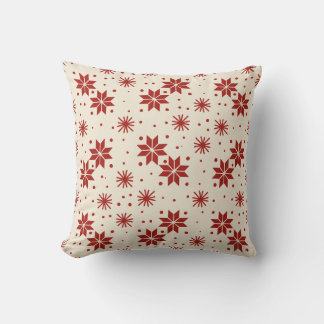 Cojín Decorativo Copo de Nieve Explosión Escandinavo