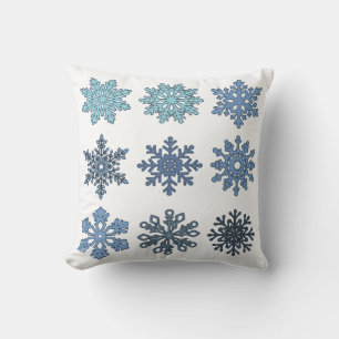Cojín Decorativo Copos de nieve