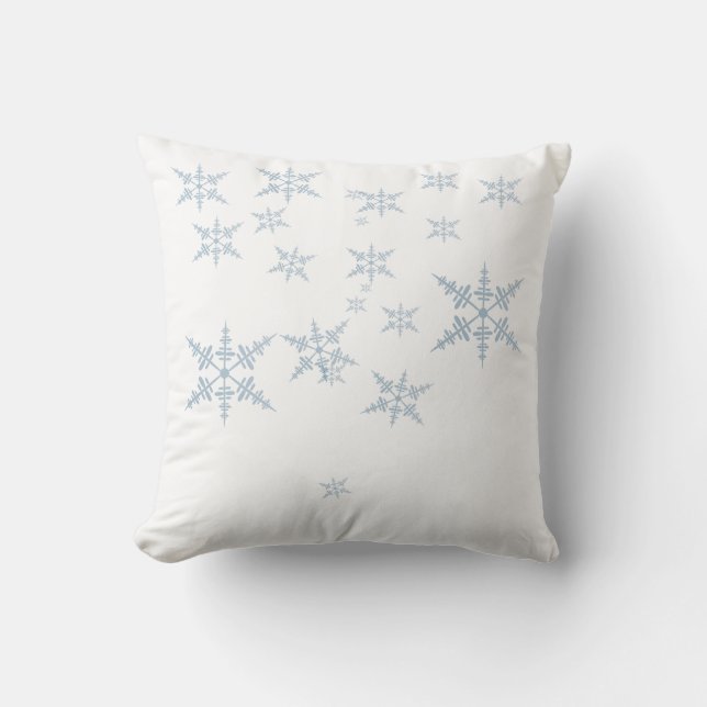 Cojín Decorativo Copos de nieve (Anverso)