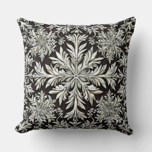 Cojín Decorativo Copos de nieve cortos