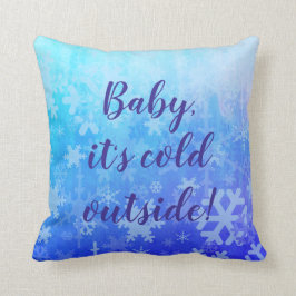 Cojín Decorativo Copos de nieve del invierno