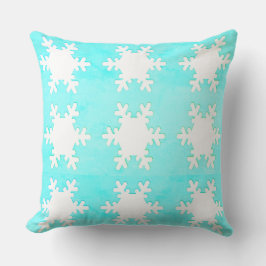 Cojín Decorativo Copos de nieve grandes