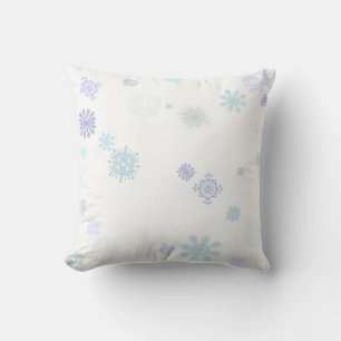 Cojín Decorativo Copos de nieve pálidos