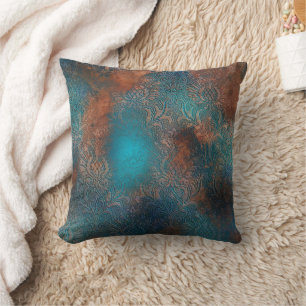 Cojín Decorativo Copper Patina Rustask Damask