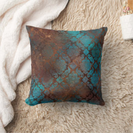 Cojín Decorativo Copper Patina Rustask Damask