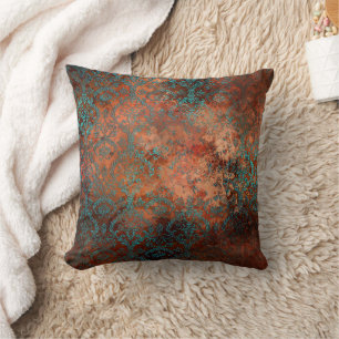 Cojín Decorativo Copper Patina Rustask Damask