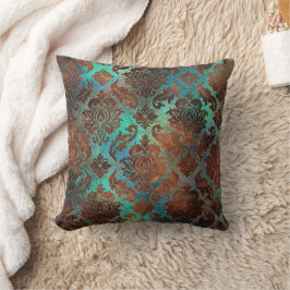 Cojín Decorativo Copper Patina Rustask Damask
