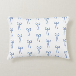 Cojín Decorativo Coqueta Pequeña Arco Azul Grandmillenial