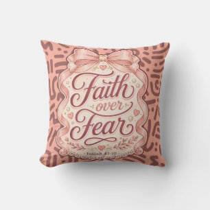 Cojín Decorativo Coqueta Regalo de Dormitorio con Lazo Rosa Cristia