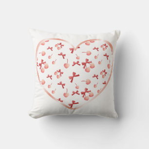 Cojín Decorativo Coquette Cherries: Love in Every Detail
